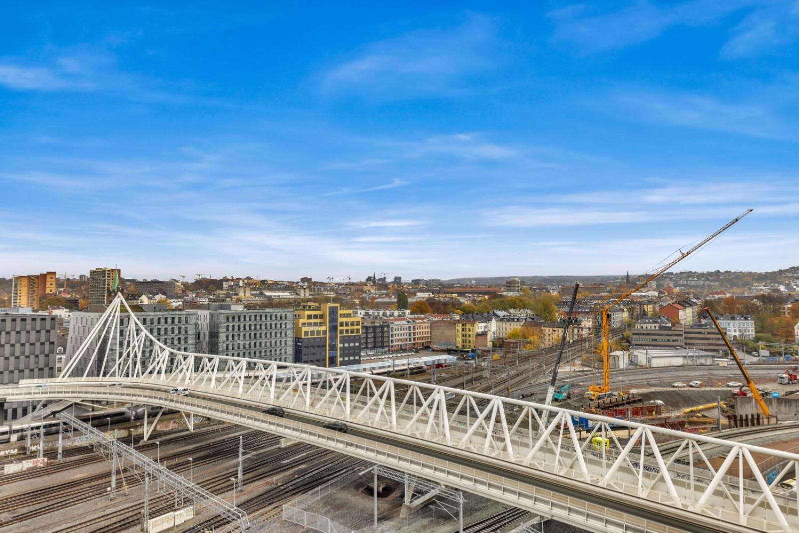 Eksklusiv Modern Barcode Lägenhet Oslo Exteriör bild