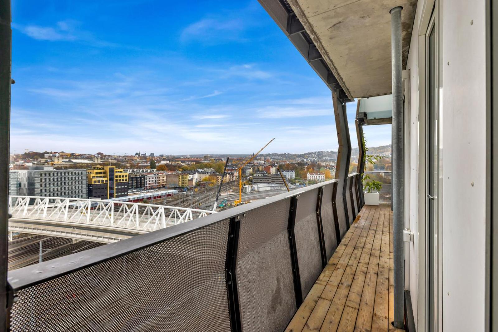 Eksklusiv Modern Barcode Lägenhet Oslo Exteriör bild